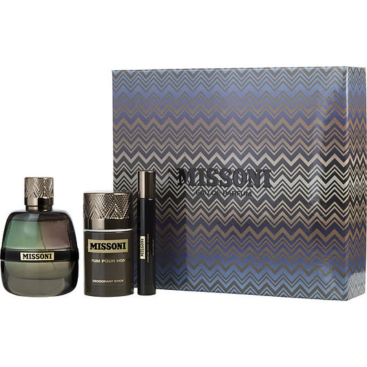 Missoni Homme 3-Piece Set 3.4oz Men EDP Spray by Missoni