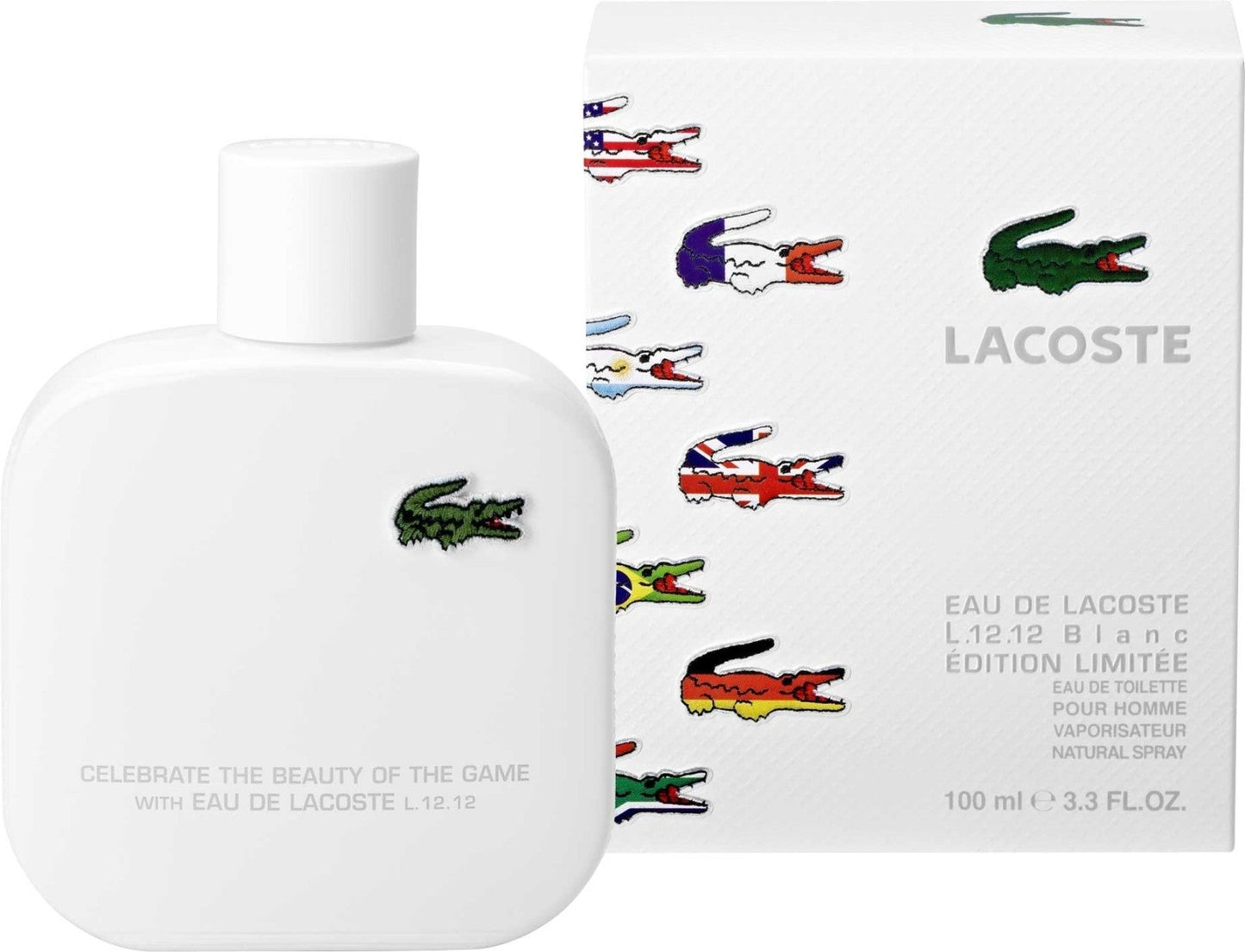 Lacoste Eau Blanc LTD 3.3oz Men EDT Spray by Lacoste