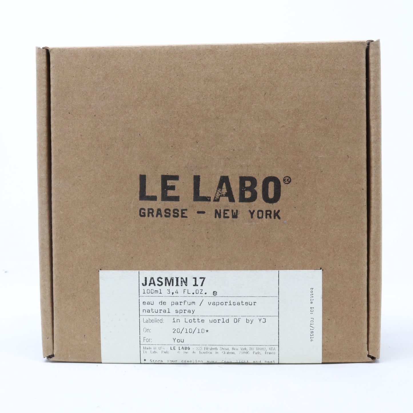 Le Labo Jasmin 17 3.4oz Unisex EDP Spray by Le Labo