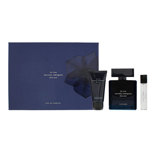 Narciso Rodriguez Bleu Noir 3-Piece Set 3.3oz Men EDP Spray by Narciso Rodriguez