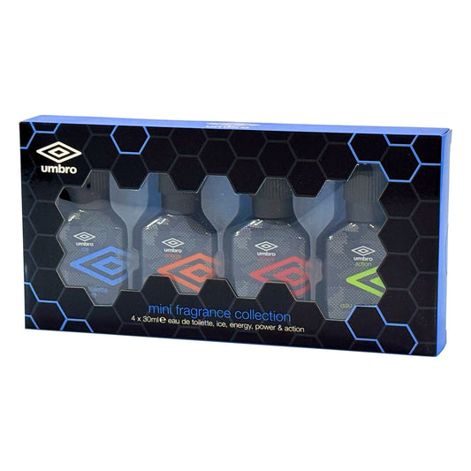 Umbro 4-Piece Set 4X1.0oz Men EDT Spray by Umbro