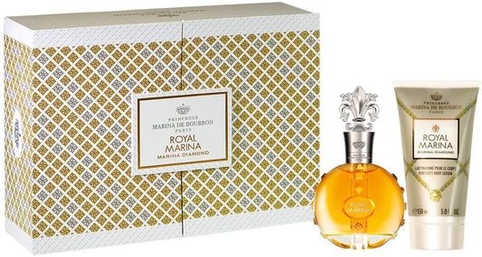 Marina De Bourbon Royal Marina 3-Piece Set 3.4oz Women EDP Spray by Marina De Bourbon