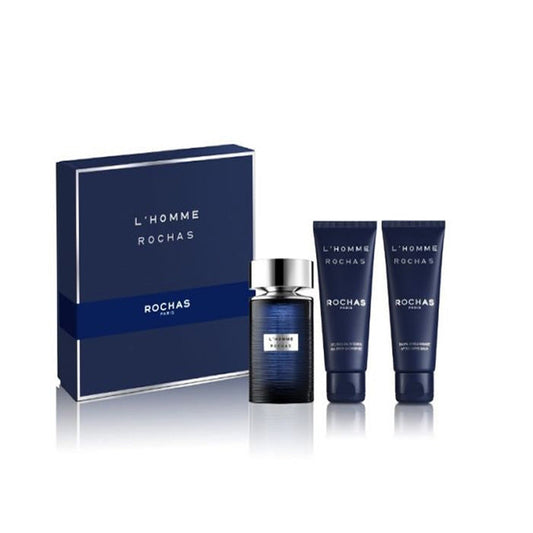 Rochas L'Homme 3-Piece Set 3.3oz Men EDT Spray by Rochas