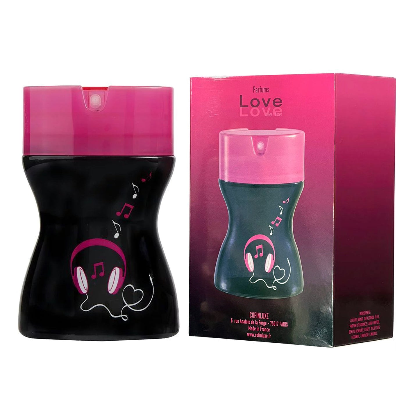Love Love Music 3.4oz Women EDT Spray by Cofinluxe