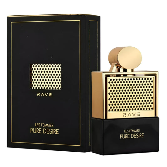 Lattafa Rave Pure Desire Gold 3.4oz Women EDP Spray by Lattafa