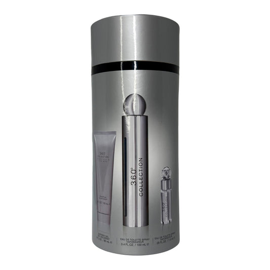 Perry Ellis 360 Collection 3-Piece Set 3.4oz Men EDT Spray by Perry Ellis