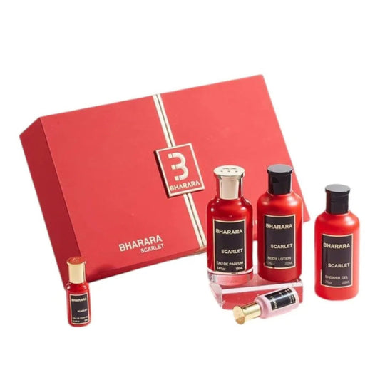 Bharara Scarlet 5-Piece Set 3.4oz Women EDP Spray by Bharara