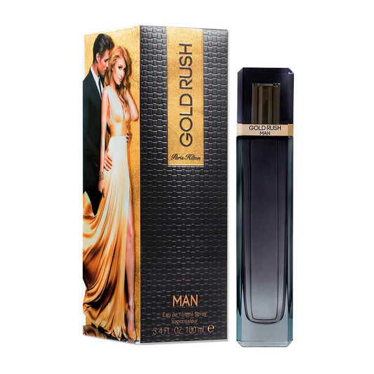 Paris Hilton Gold Rush 3.4oz Men EDT Spray by Paris Hilton