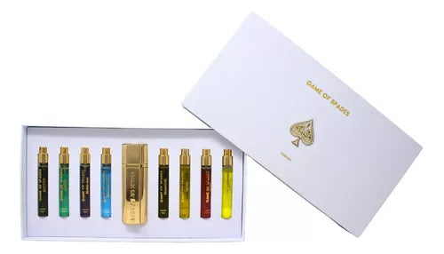 Jo Milano Game Spade Metal Case 9-Piece Set Unisex EDP Spray by Jo Milano
