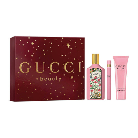 Gucci Flora Gorgeous Gardenia 3-Piece Set 3.4oz Women EDP Spray by Gucci