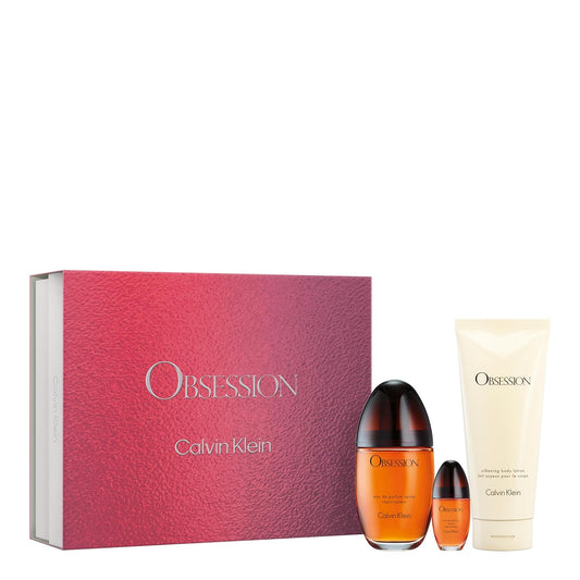 Calvin Klein Obsession 3-Piece Set 3.4oz Women EDP Spray by Calvin Klein