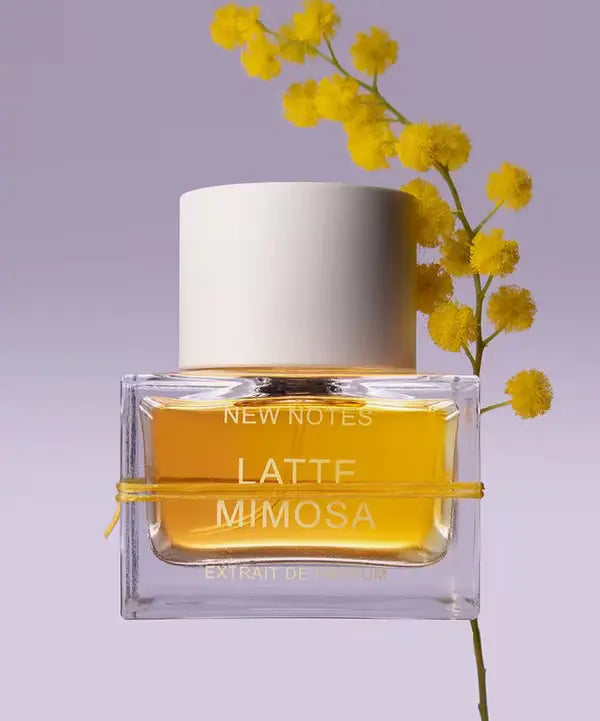 Latte Mimosa New Notes EDP bottle detail