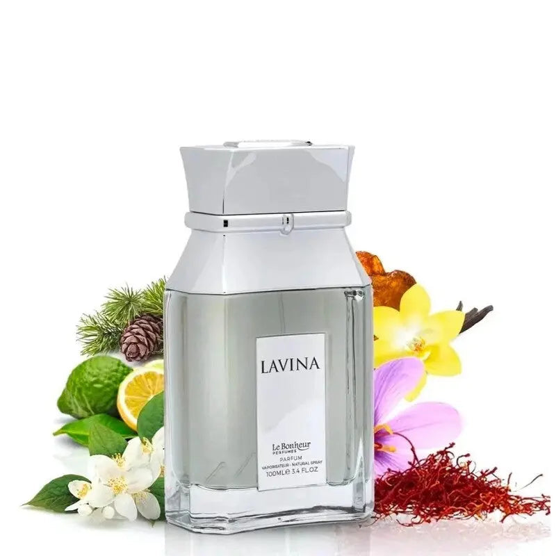 Lavina Le Bonheur fresh woody unisex scent