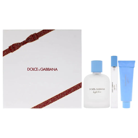 Light Blue Dolce & Gabbana men 3pc set 4.2oz EDT perfume