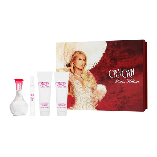Paris Hilton Can Can 4-Piece Set 3.4oz Women EDP Spray by Paris Hilton