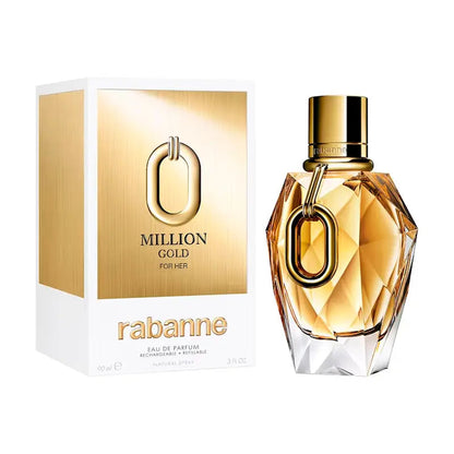 Million Gold by Paco Rabanne for Women 3.0oz EDP perfume bottle