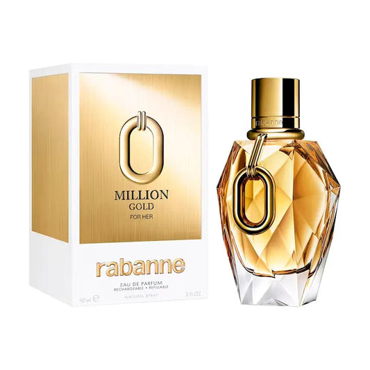 Million Gold by Paco Rabanne for Women 3.0oz EDP perfume bottle