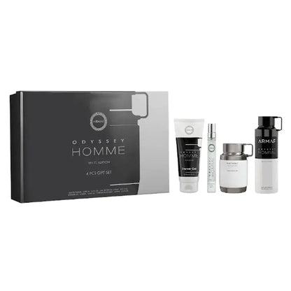 Odyssey White Set 4P by Armaf for Men 3.4oz EDP Spray