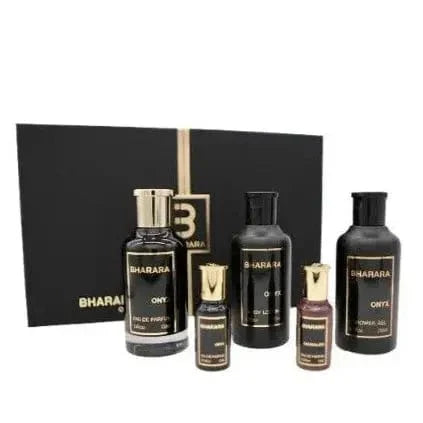 Onyx Luxury by Bharara 5 pieces gift set 3.4oz EDP for men