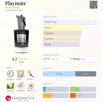 Playmate Mind Games EDP bottle detail
