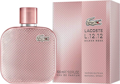 Silver Rose by Lacoste for Women 3.3oz EDP Spray bottle
