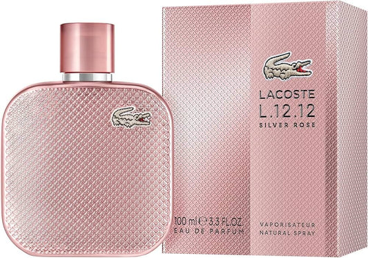 Silver Rose by Lacoste for Women 3.3oz EDP Spray bottle