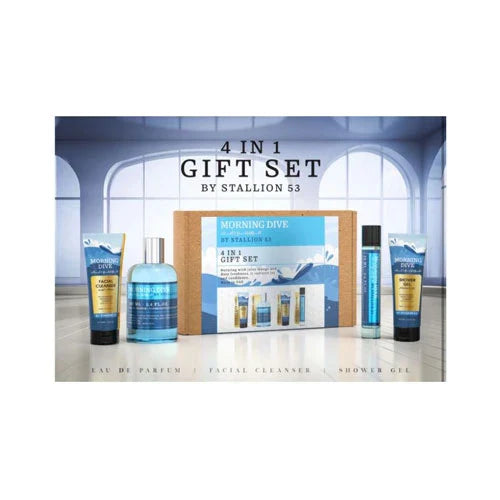 Emper Stallion 53 Morning Dive 4-Piece 3.4oz Unisex EDP Spray by Emper