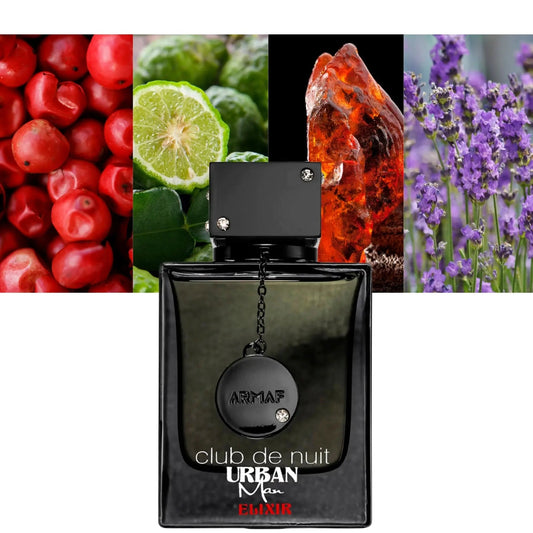 Urban Elixir 4pc Set by Club De Nuit for Men 3.6oz EDP fragrance set
