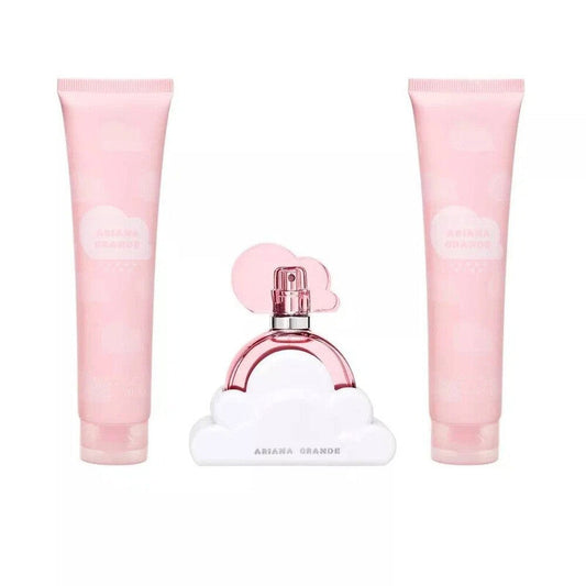 Ariana Grande Cloud Pink 3-Piece Set 3.4oz Women EDP Spray by Ariana Grande