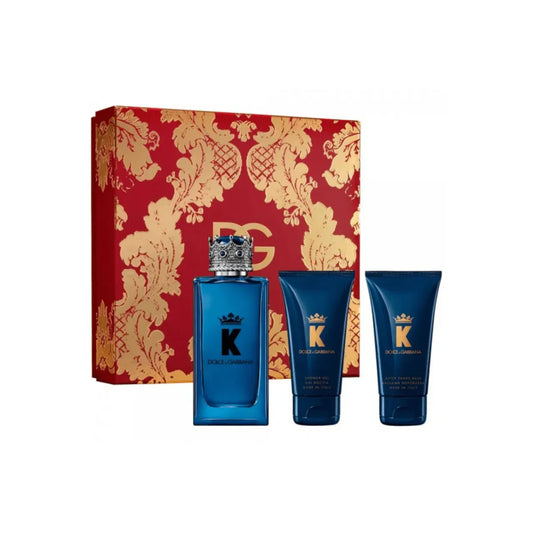 Dolce & Gabbana (K) 3-Piece Set 3.3oz Men EDP Spray by Dolce & Gabbana