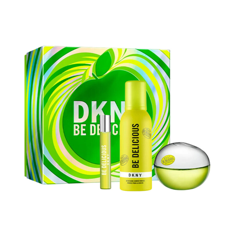 DKNY Be Delicious 3-Piece Set 3.4oz Women EDP Spray by Donna Karan
