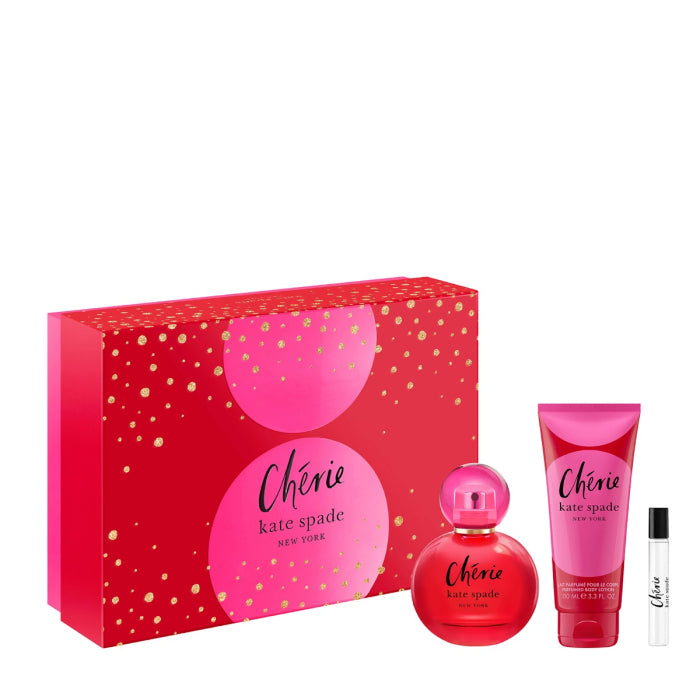 Kate Spade Cherie 3-Piece Set 3.3oz Women EDP Spray by Kate Spade