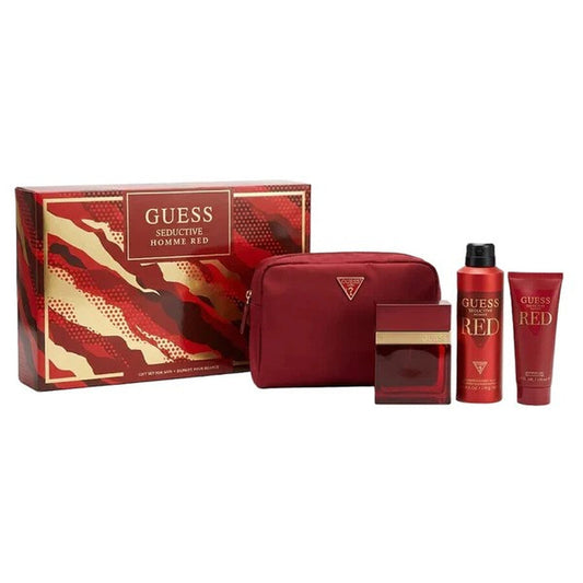 Guess Seductive Red 4-Piece Set 3.4oz Men by Guess
