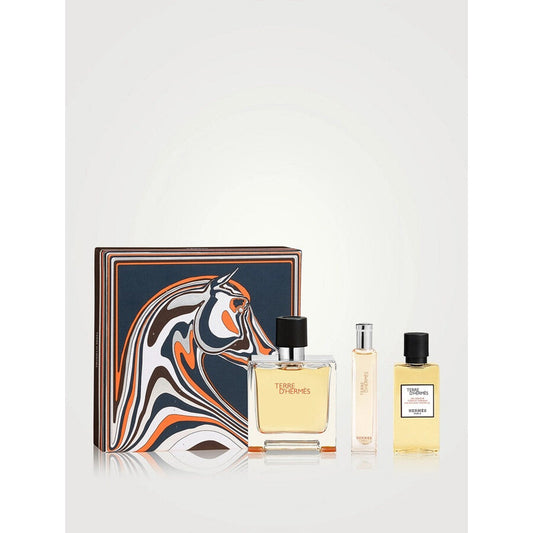 Hermes Terre Dhermes 3-Piece Set 3.4oz Men EDT Spray by Hermes