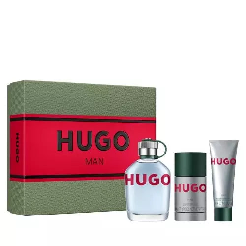 Hugo Boss Man 3-Piece Set 4.2oz Men EDT Spray by Hugo Boss