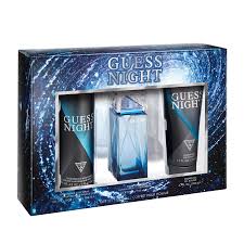 Guess Night 3-Piece Set 3.4oz Men EDT Spray by Guess