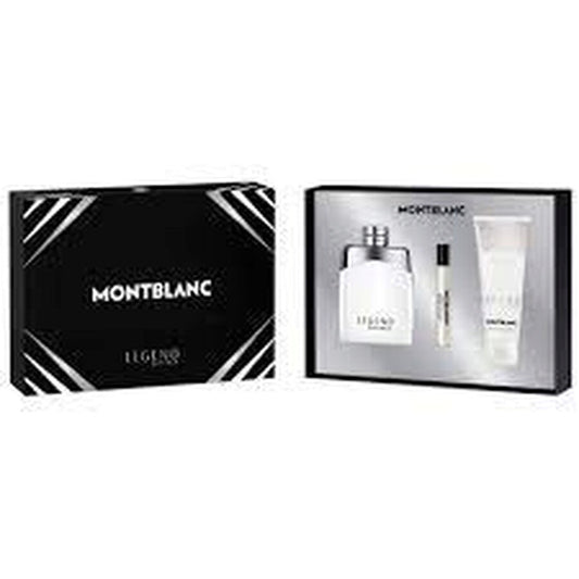 Mont Blanc Legend Spirit 3-Piece Set 3.3oz Men EDT Spray by Mont Blanc