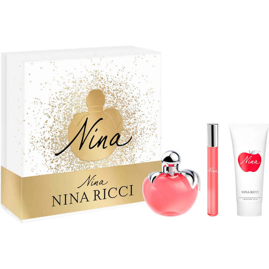 Nina Ricci Nina 3-Piece Set 2.7oz Women EDT Spray by Nina Ricci