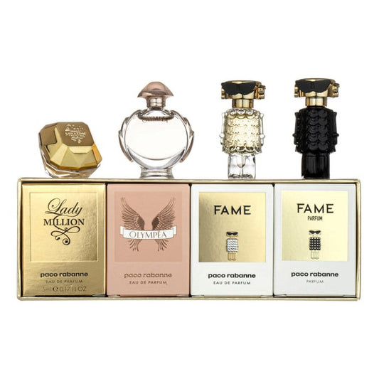 Paco Rabanne Mini 4- PIece Set 0.17oz Women EDP Spray by Paco Rabanne